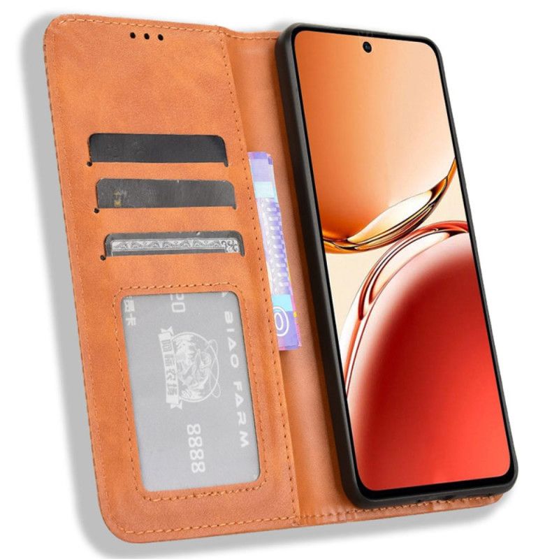 Flip Cover Oppo Reno 12f 5g Vintage Frise