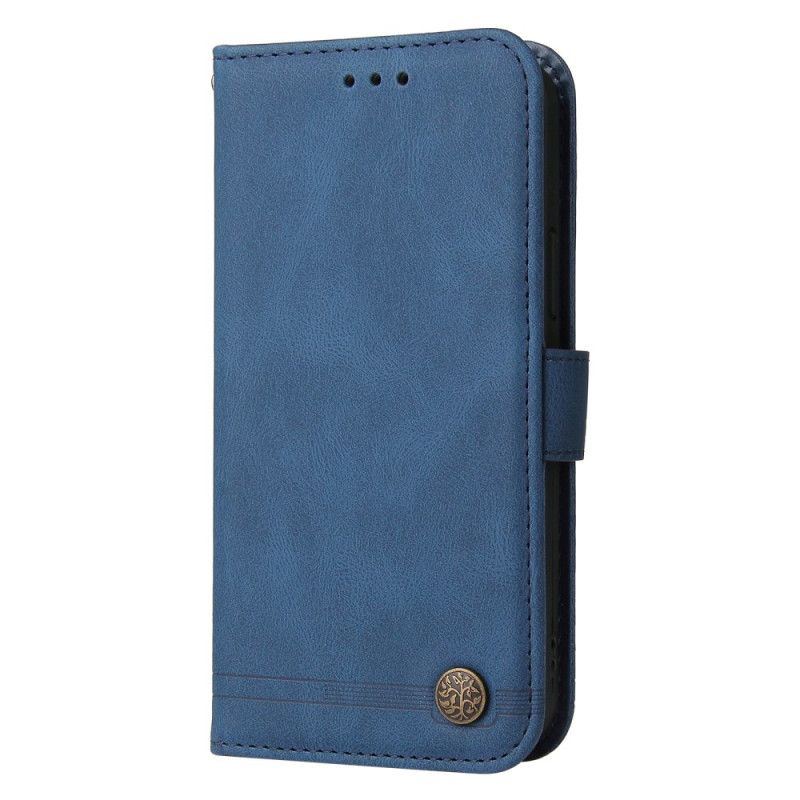 Læder Cover Oppo Reno 12f 5g Telefon Etui Retro Design