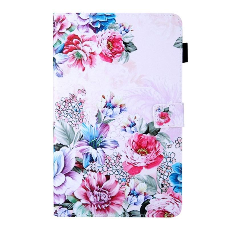 Flip Cover Samsung Galaxy Tab A8 (2021) Blomster Design