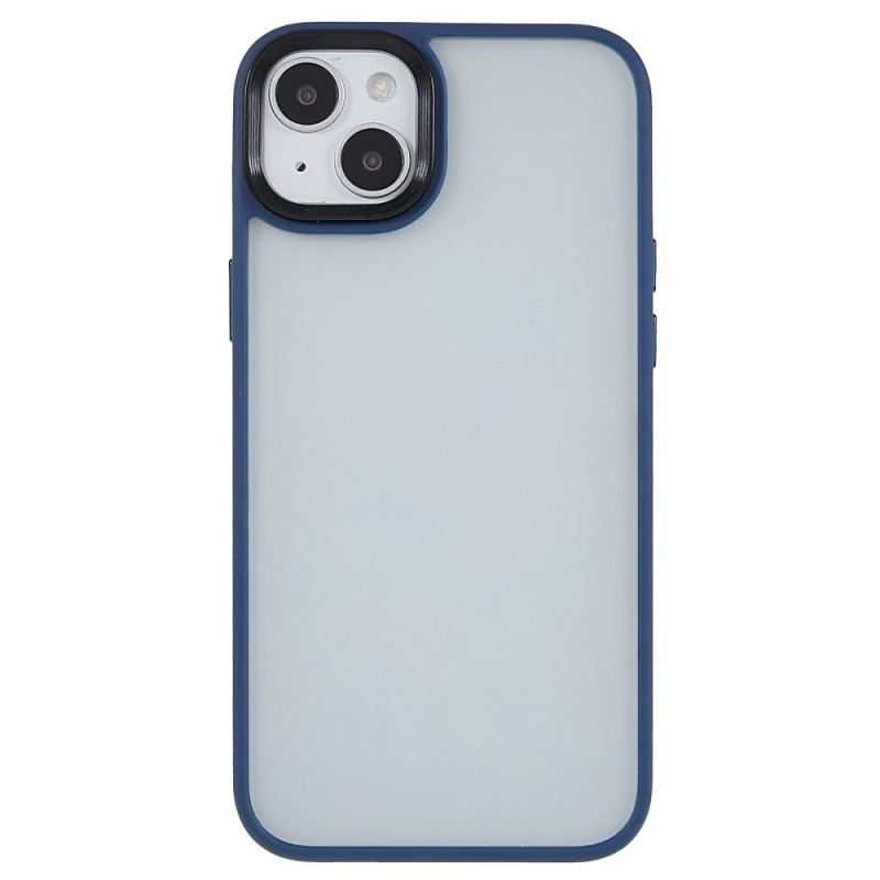 Cover iPhone 15 Plus Akrylbagside Og Silikonekanter