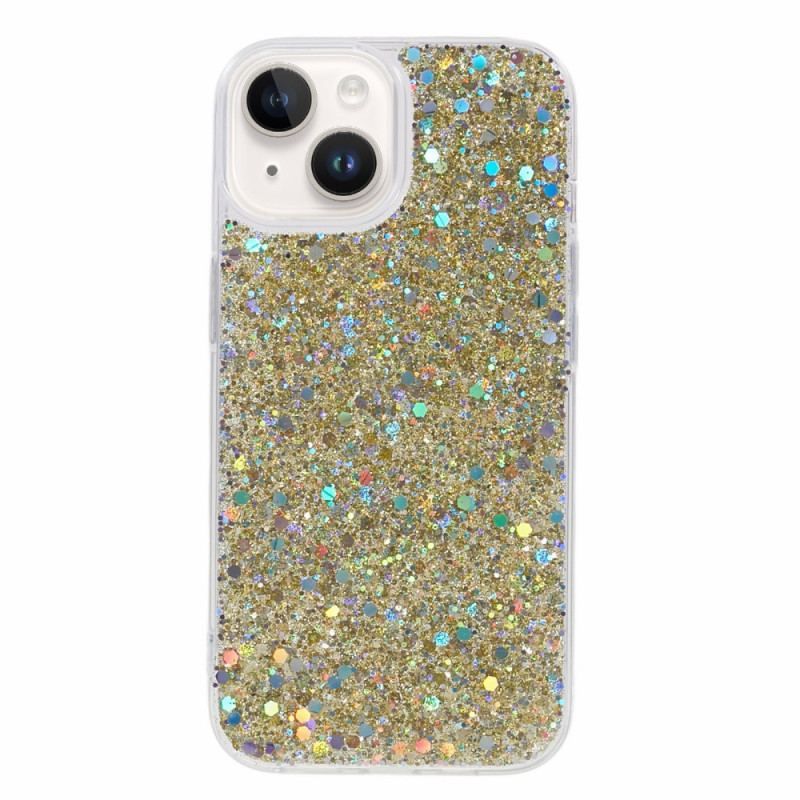 Mobilcover iPhone 15 Plus Glitter