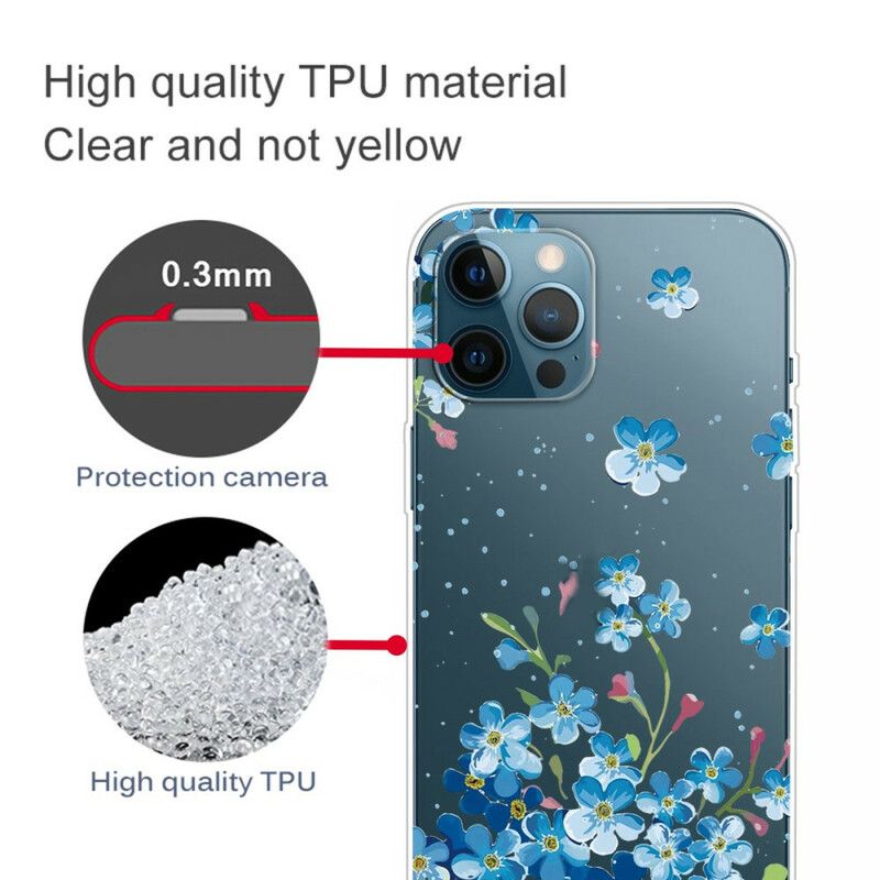 Cover iPhone 13 Pro Max Buket Af Blå Blomster