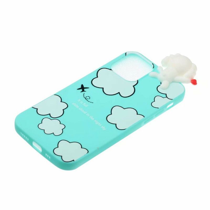 Cover iPhone 13 Pro Max Dog In The Clouds 3d