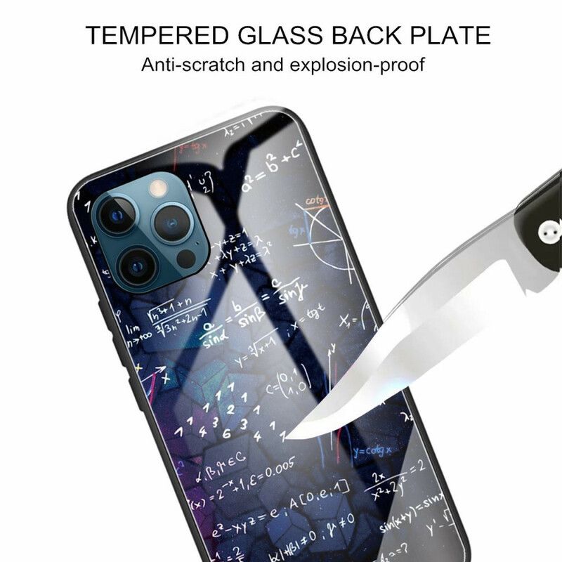 Cover iPhone 13 Pro Max Matematiske Beregninger Af Hærdet Glas