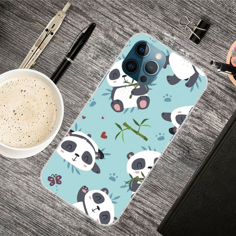 Cover iPhone 13 Pro Max Pile Of Pandas