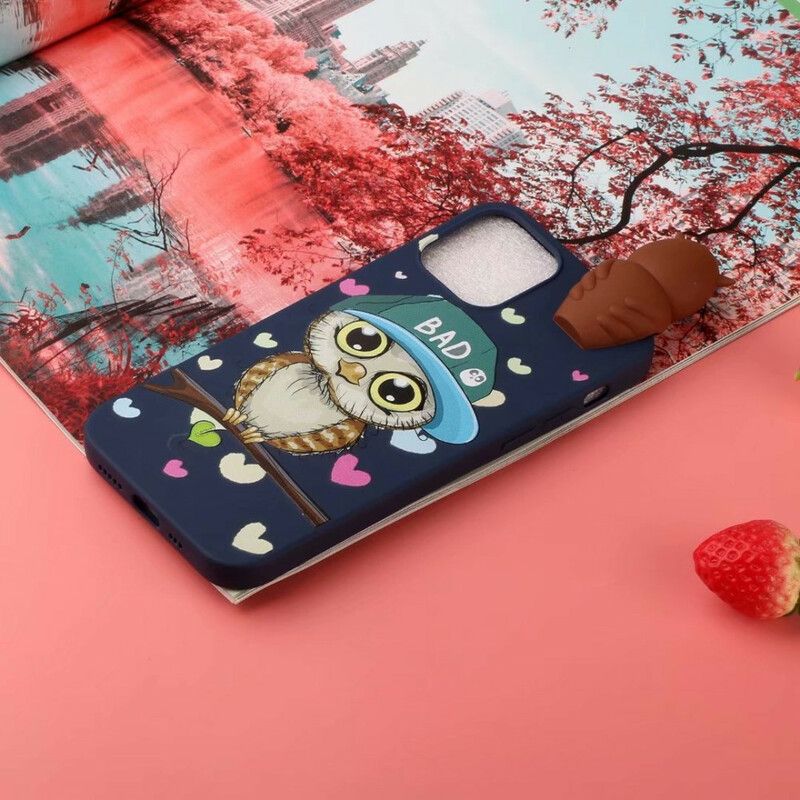 Cover iPhone 13 Pro Max Telefon Etui 3d Bad Owl