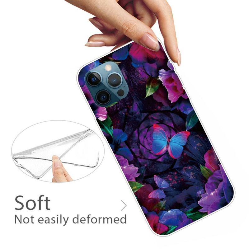 Cover iPhone 13 Pro Max Telefon Etui Butterflies Variation