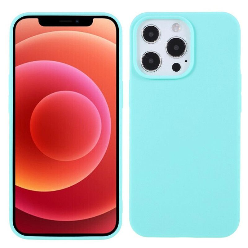 Cover iPhone 13 Pro Max Telefon Etui Fleksibel Silikone Mat