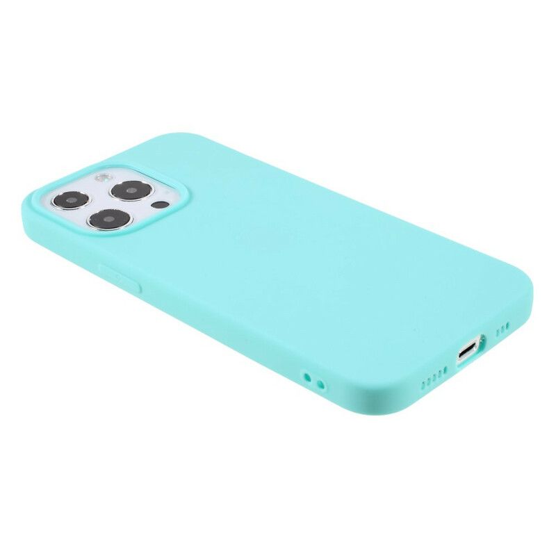 Cover iPhone 13 Pro Max Telefon Etui Fleksibel Silikone Mat