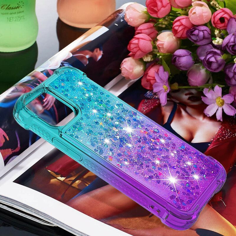 Cover iPhone 13 Pro Max Telefon Etui Glitterfarver