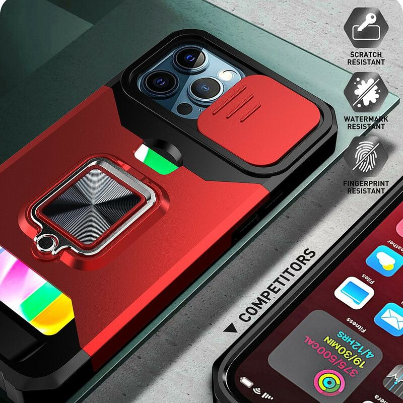 Cover iPhone 13 Pro Max Telefon Etui Multifunktionelle Linsebeskyttere