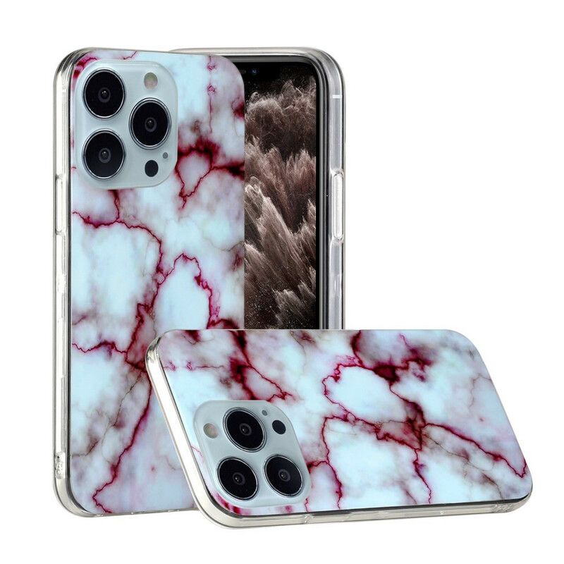 Cover iPhone 13 Pro Max Telefon Etui Simplified Marble