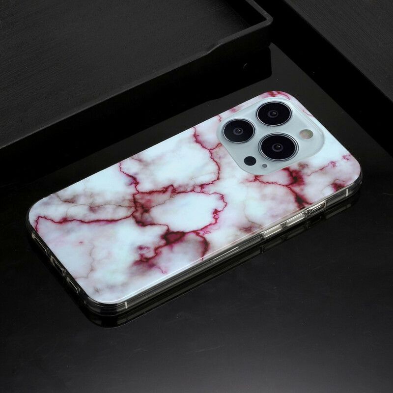 Cover iPhone 13 Pro Max Telefon Etui Simplified Marble