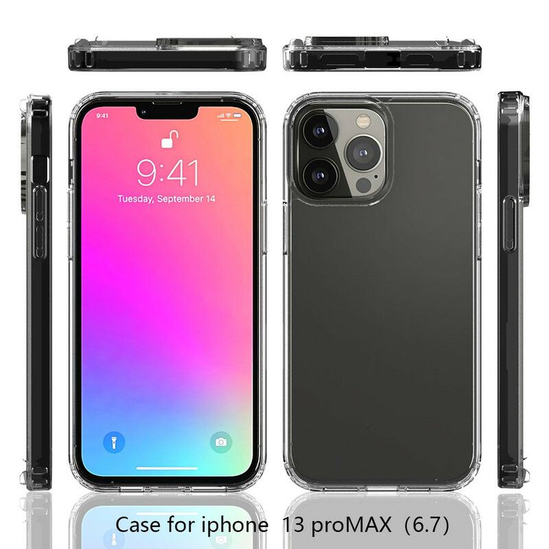 Cover iPhone 13 Pro Max Transparent Hybrid