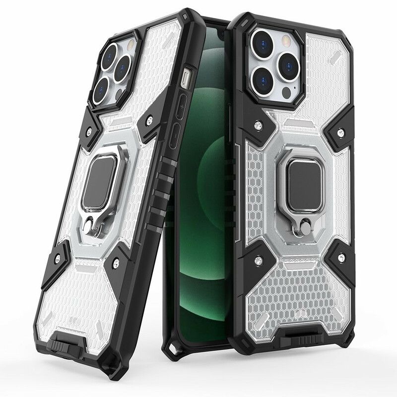 Cover Til iPhone 13 Pro Max Honeycomb Med Ring