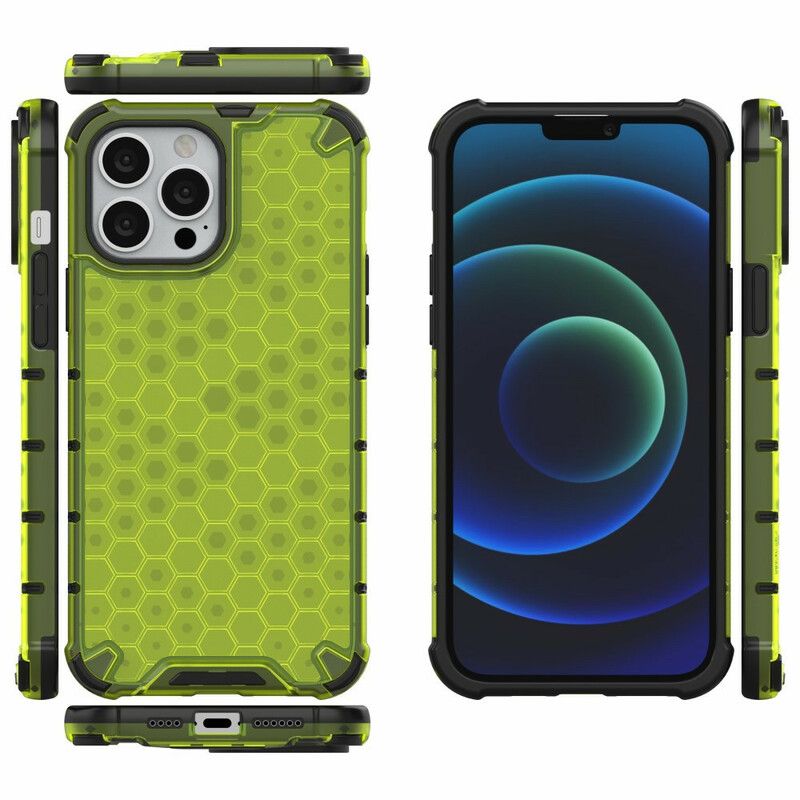 Cover Til iPhone 13 Pro Max Honeycomb Style