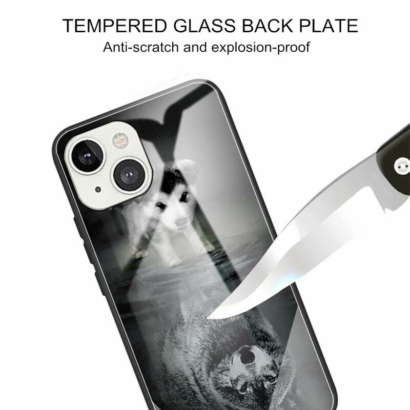 Cover Til iPhone 13 Pro Max Puppy Dream Hærdet Glas