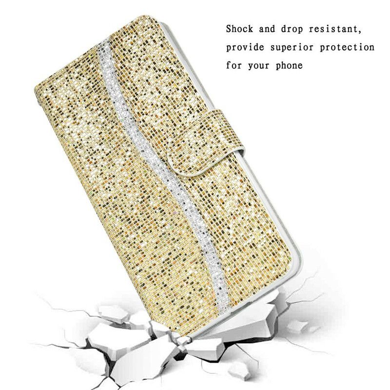 Flip Cover iPhone 13 Pro Max Glitter S Design