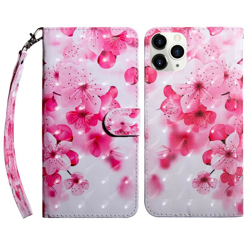 Flip Cover iPhone 13 Pro Max Light Spot Flowers Blossom