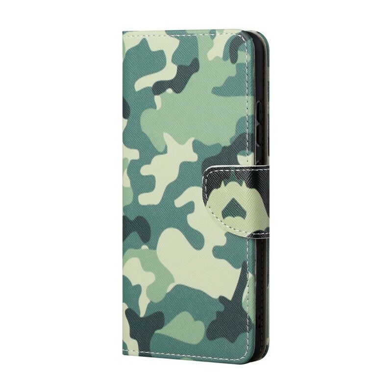 Flip Cover iPhone 13 Pro Max Militær Camouflage