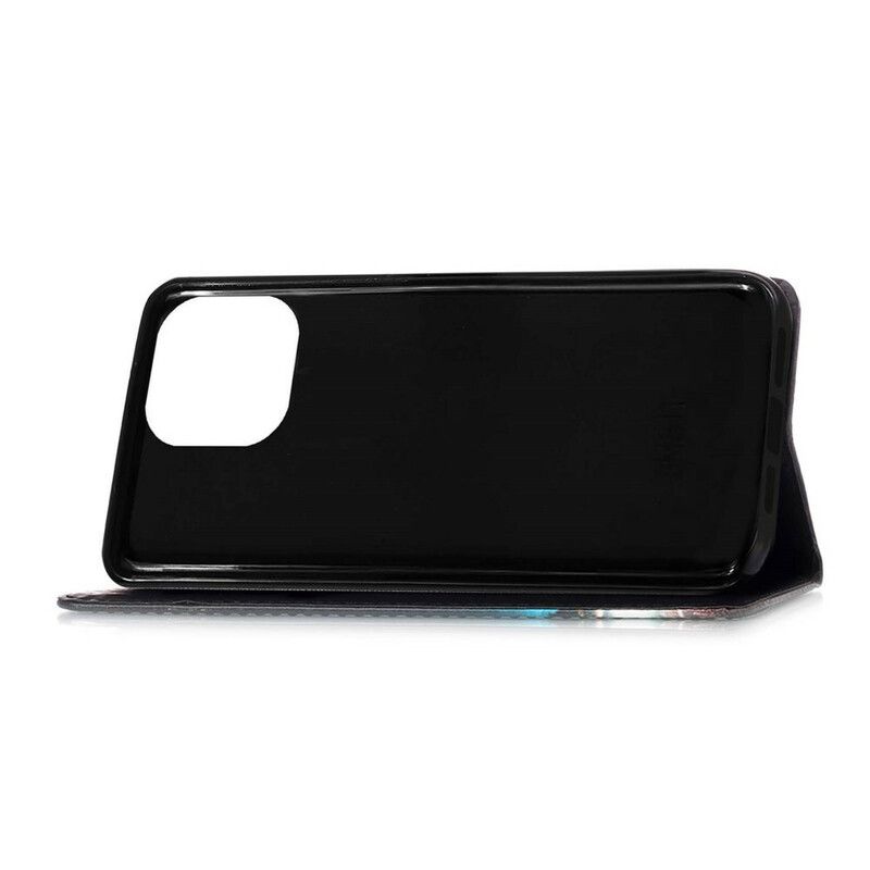 Flip Cover iPhone 13 Pro Max Moonlight Cat