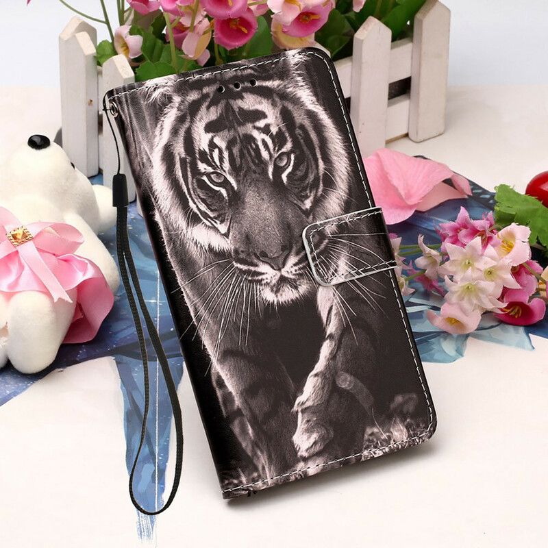 Flip Cover iPhone 13 Pro Max Night Tiger