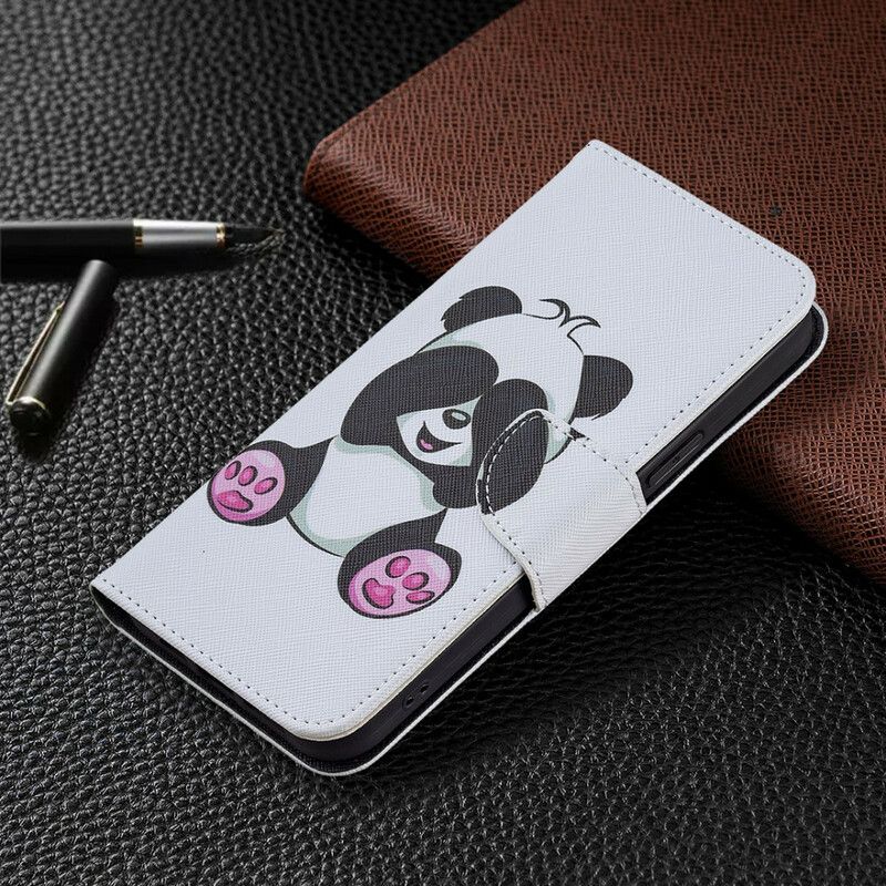 Flip Cover iPhone 13 Pro Max Panda Sjov