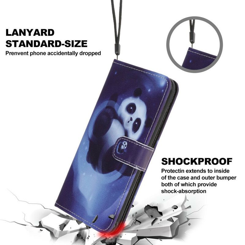 Flip Cover iPhone 13 Pro Max Panda Space