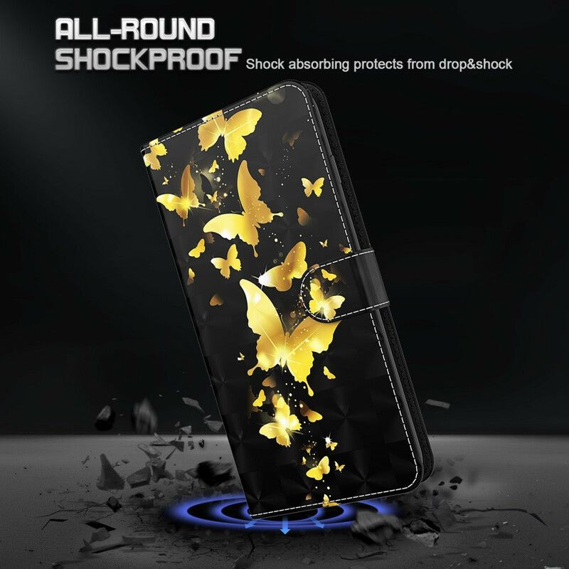 Flip Cover iPhone 13 Pro Max Sommerfugle