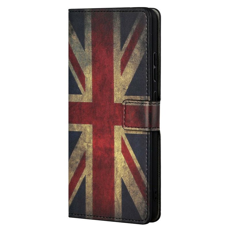 Flip Cover Til iPhone 13 Pro Max Englands Flag