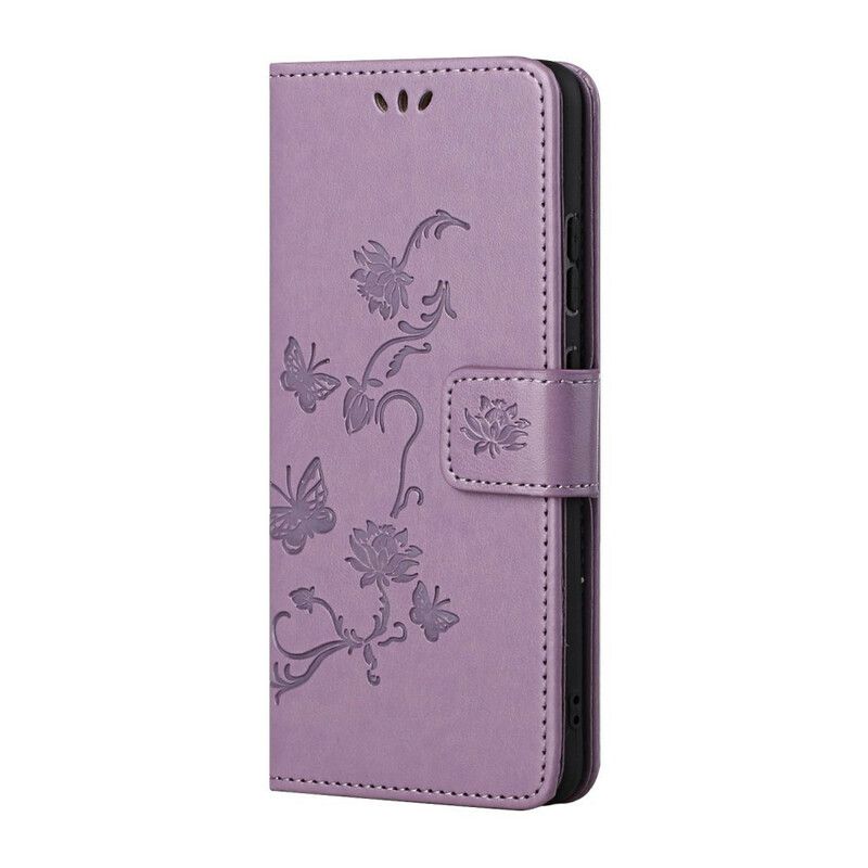 Flip Cover Til iPhone 13 Pro Max Floral Strappy