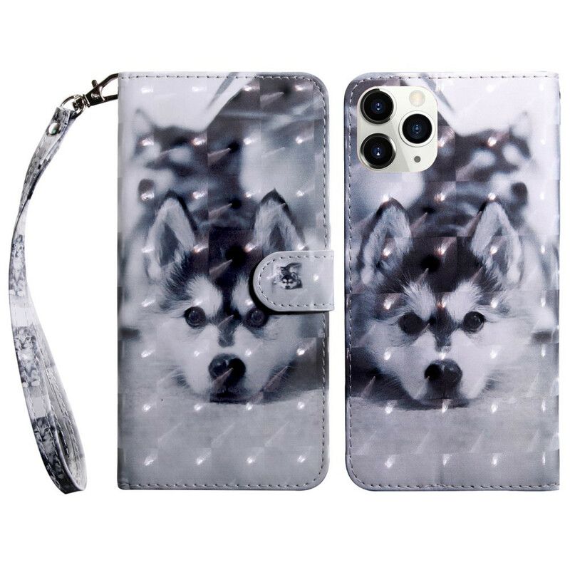 Flip Cover Til iPhone 13 Pro Max Light Spot Gustave The Dog