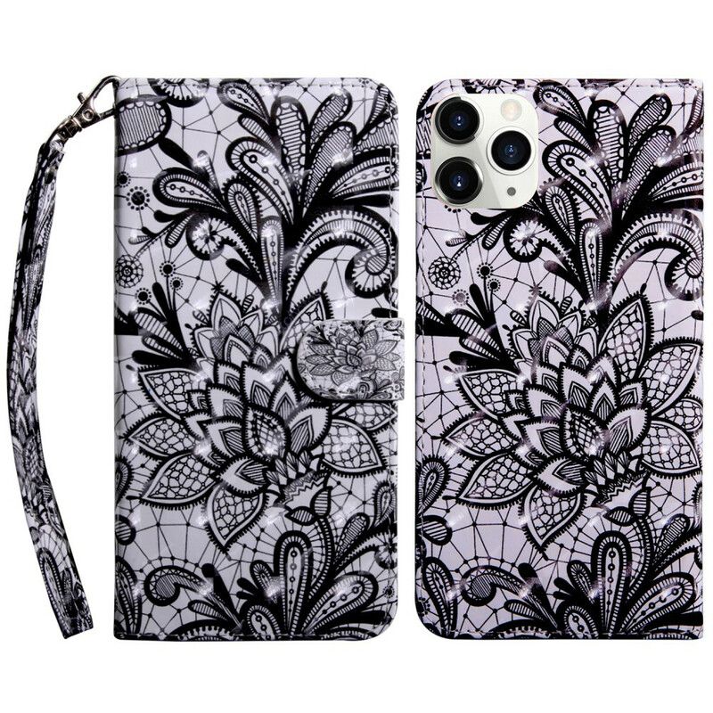 Flip Cover Til iPhone 13 Pro Max Light Spot Lace