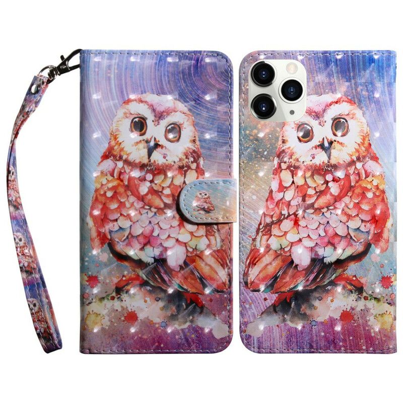 Læder Cover iPhone 13 Pro Max Light Spot Germain The Owl