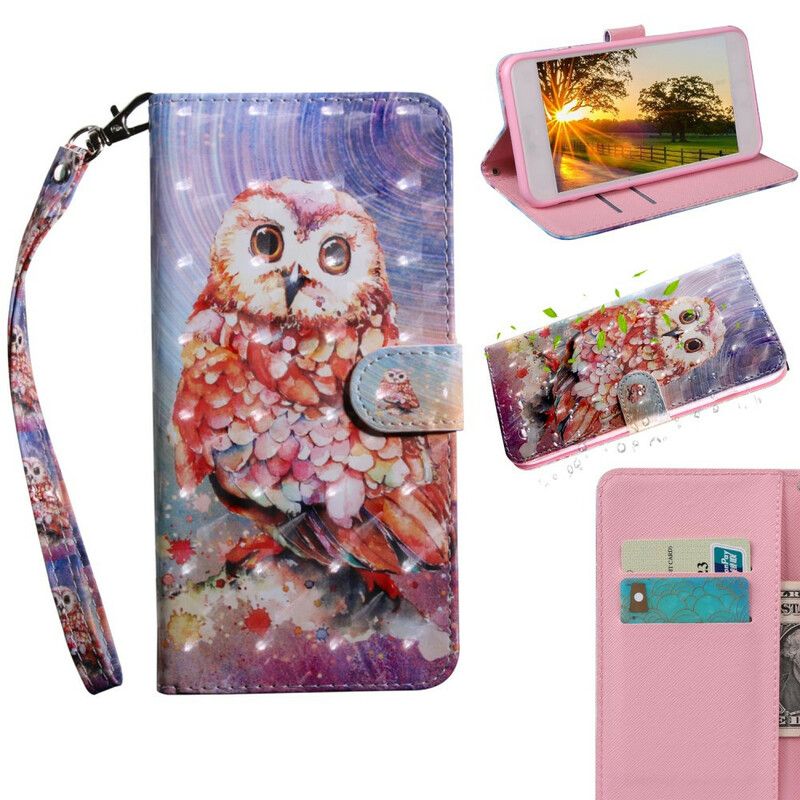 Læder Cover iPhone 13 Pro Max Light Spot Germain The Owl