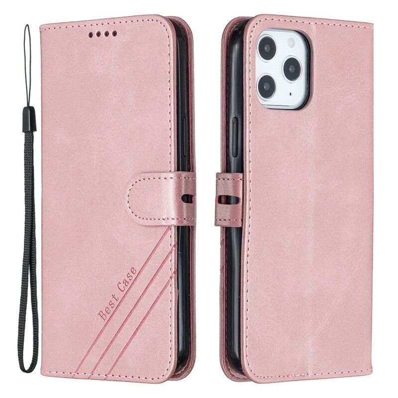 Læder Cover iPhone 13 Pro Max Telefon Etui Best Case I Imiteret Læder