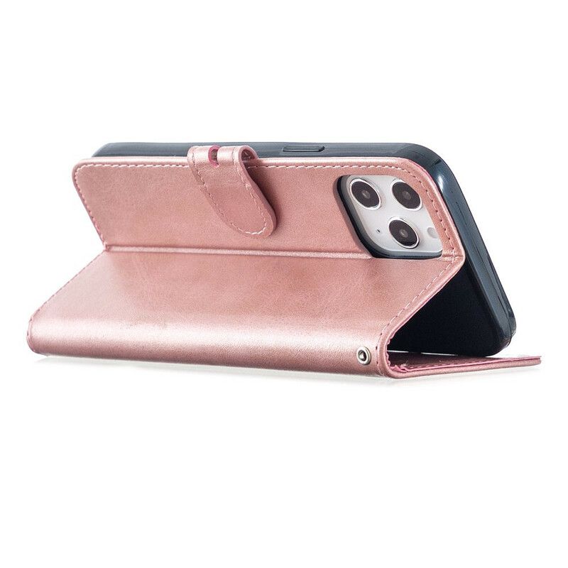 Læder Cover iPhone 13 Pro Max Telefon Etui Best Case I Imiteret Læder