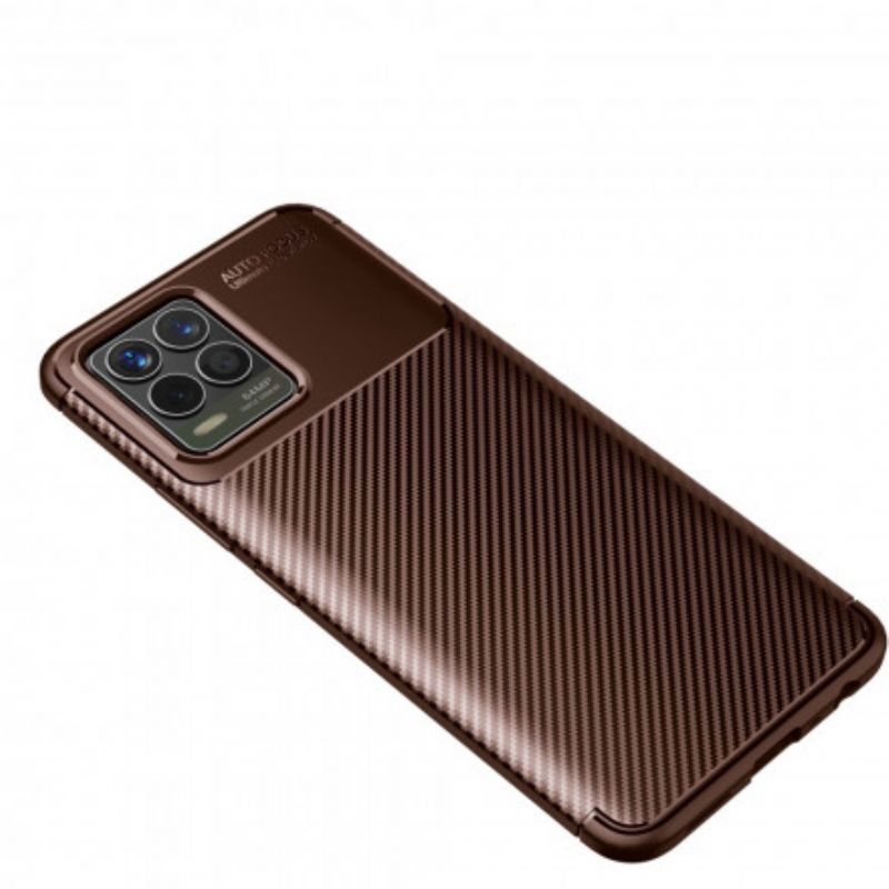 Cover Realme 8 / 8 Pro Fleksibel Kulfibertekstur