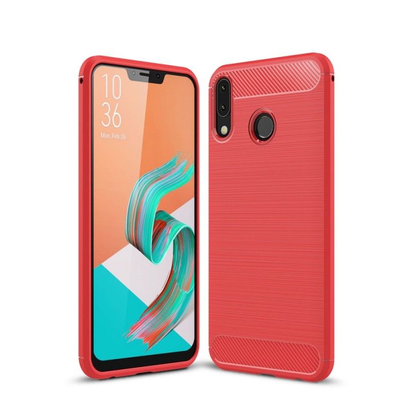 Cover Asus ZenFone 5 / 5Z Sort Børstet Kulfiber Original