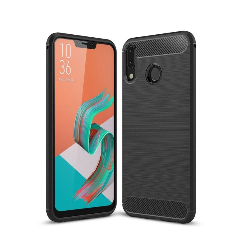 Cover Asus ZenFone 5 / 5Z Sort Børstet Kulfiber Original