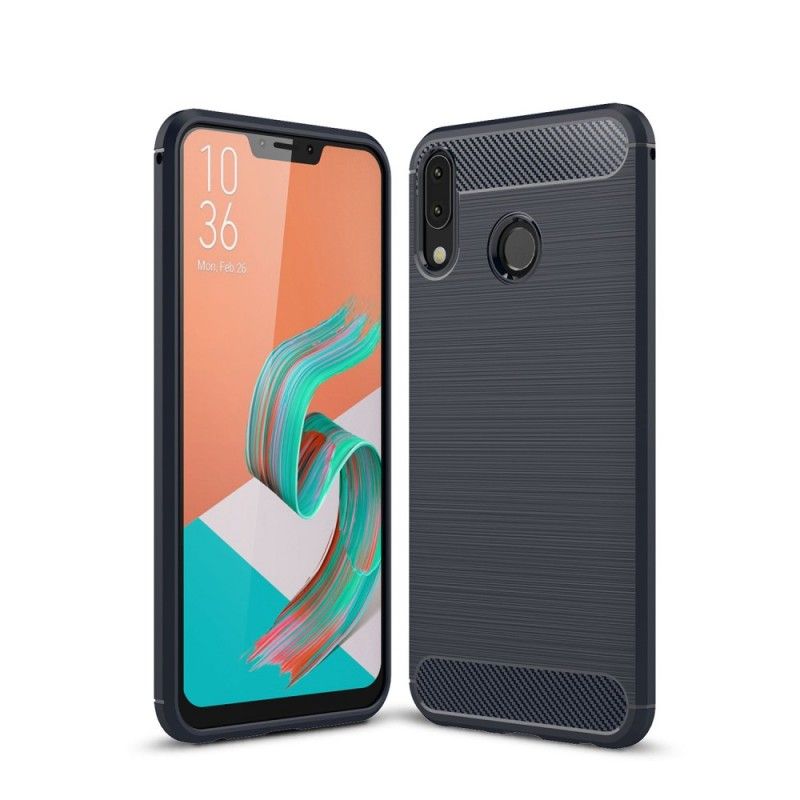 Cover Asus ZenFone 5 / 5Z Sort Børstet Kulfiber Original