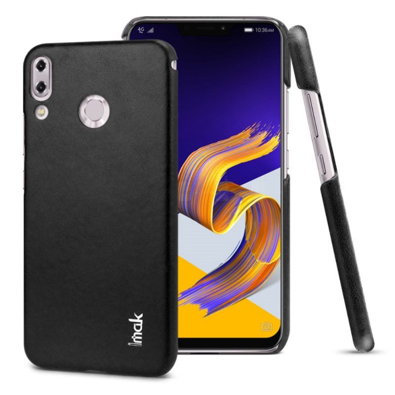 Cover for Asus ZenFone 5 / 5Z Sort Imak Ruiyi Serie Læder Effekt