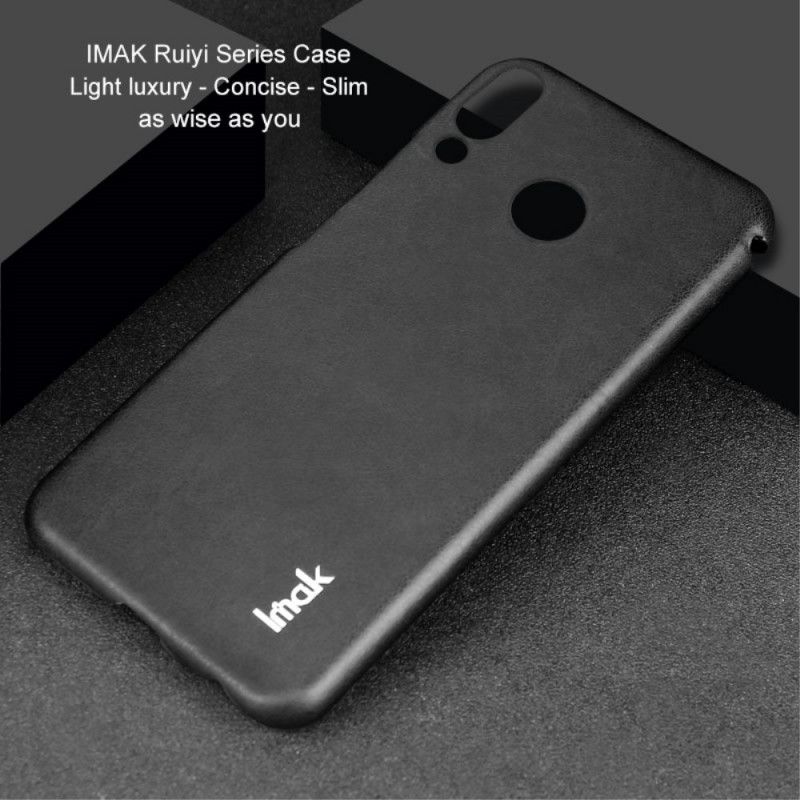 Cover for Asus ZenFone 5 / 5Z Sort Imak Ruiyi Serie Læder Effekt