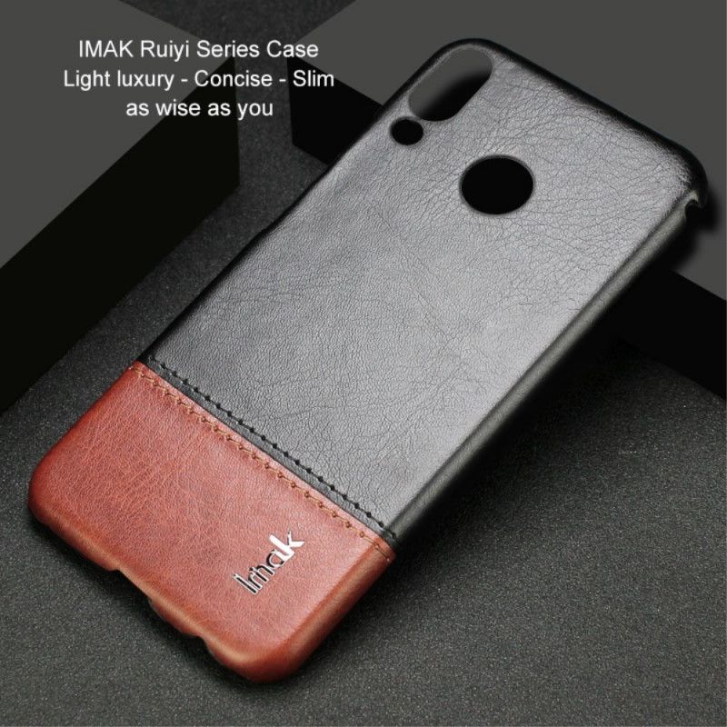 Cover for Asus ZenFone 5 / 5Z Sort Imak Ruiyi Serie Læder Effekt