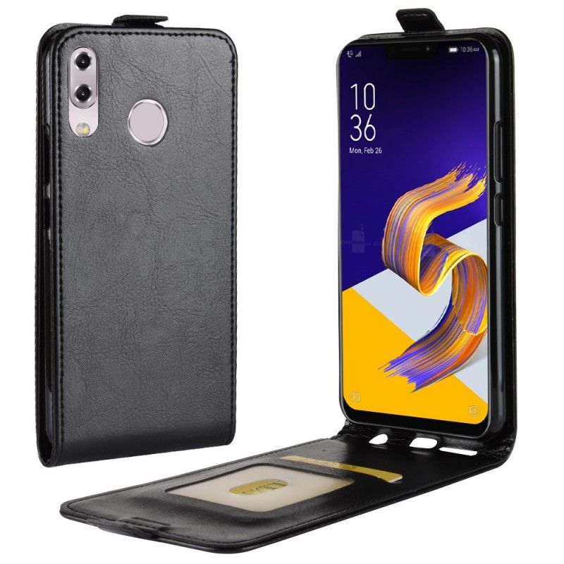 Flip Cover Asus ZenFone 5 / 5Z Sort Mobilcover Retro Foldning