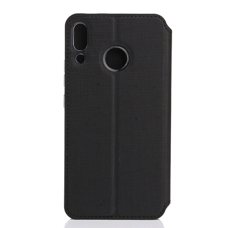 Læder Cover Asus ZenFone 5 / 5Z Sort Struktureret Vili Dmx