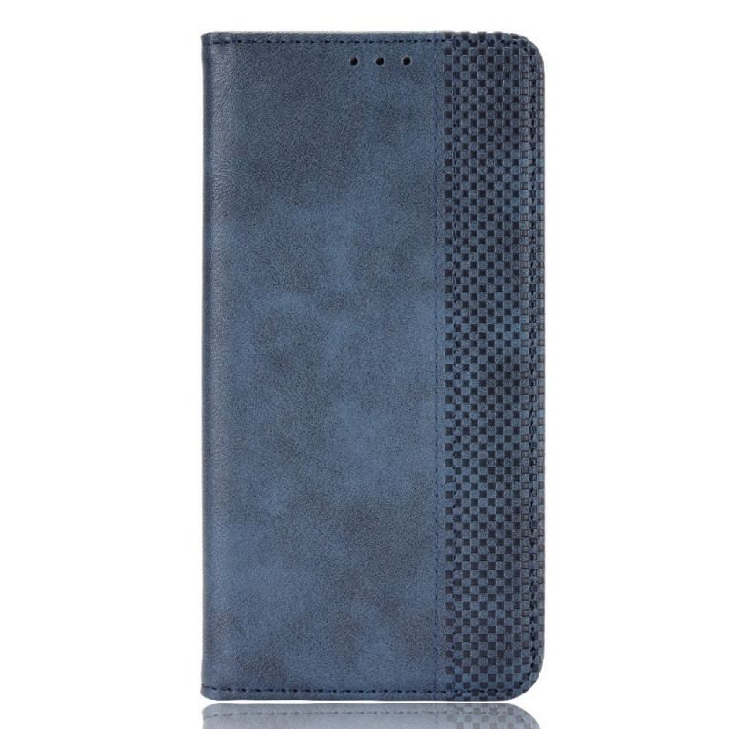 Cover Oppo Find X5 Lite Flip Cover Stiliseret Læderstil