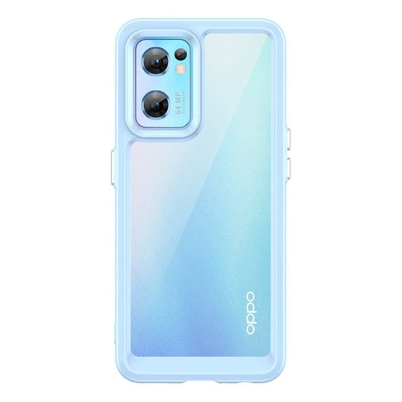 Cover Oppo Find X5 Lite Hybrid Farvede Kanter