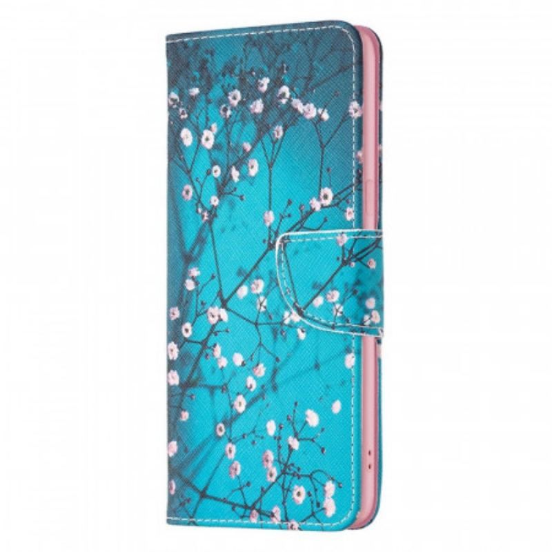 Flip Cover Oppo Find X5 Lite Blomstrende Grene