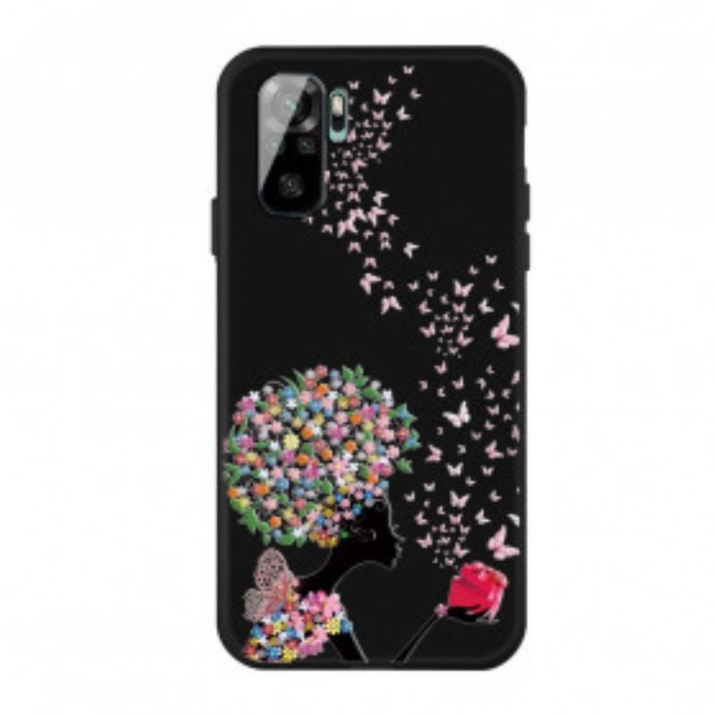 Mobilcover Xiaomi Redmi Note 10 / 10S Blomsterhoved Kvinde